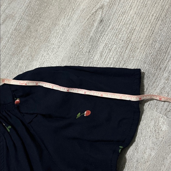 Old Navy Dark Blue Cherry Blouse - Picture 10 of 10